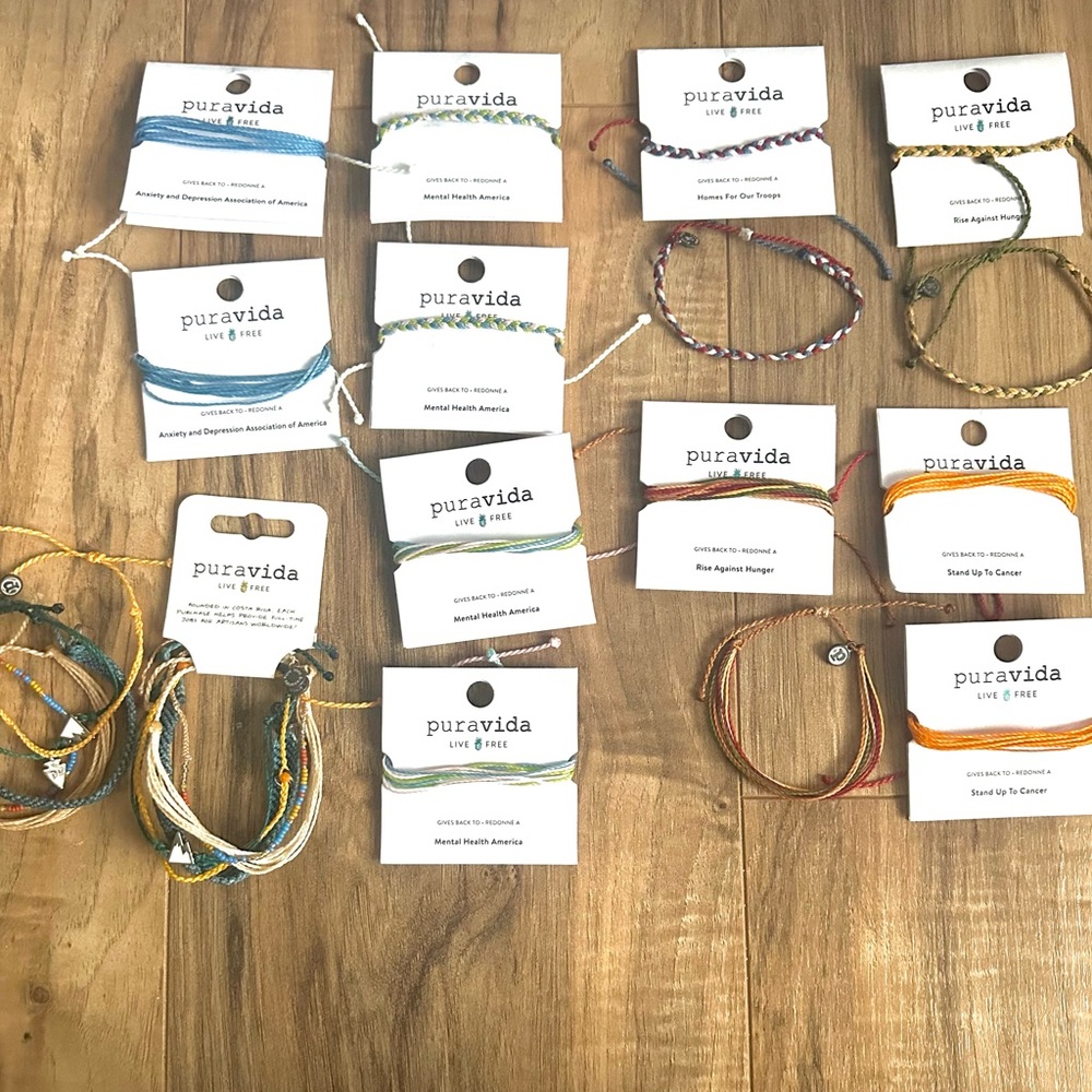 ☀️NEW: LOT PuraVida Bracelets 🤙